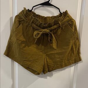 Old Navy Women's High Waist Olive Green Shorts